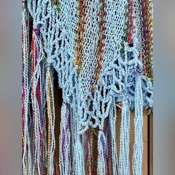 Knit Shawl x-large handmade - Picture 4 of 7